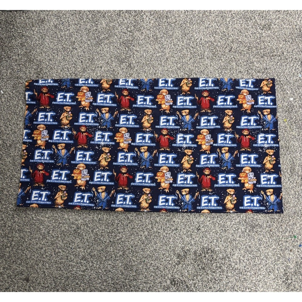 Vintage 1982 E.T. The Extra Terrestrial Movie Pillowcase Standard Size 37x20